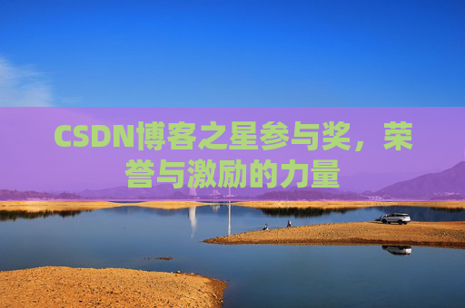 CSDN博客之星参与奖,荣誉与激励的力量